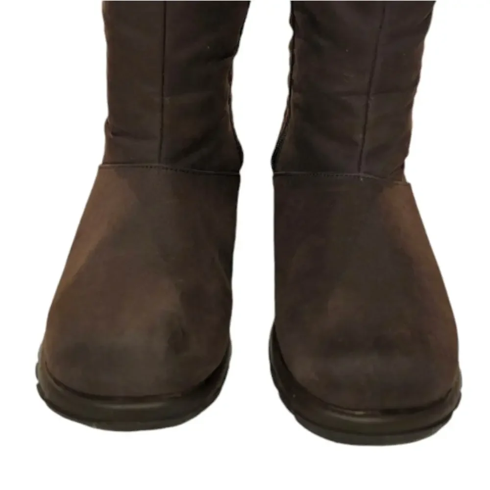 Toe Warmers Janet Brown Faux Fur Lined Winter Boots Made in Canada 7.5 M